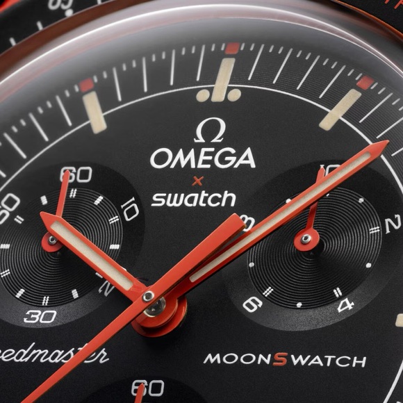 Swatch x Omega Mission on Earth **Lava Edition** Brand New In Box + Receipt - Picture 2 of 3